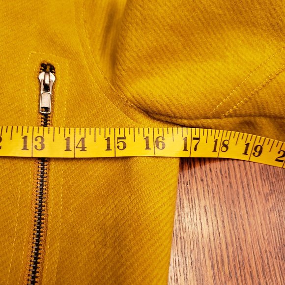 Stitch Fix Emory Park Fix Yellow Moto Jacket - Picture 12 of 13